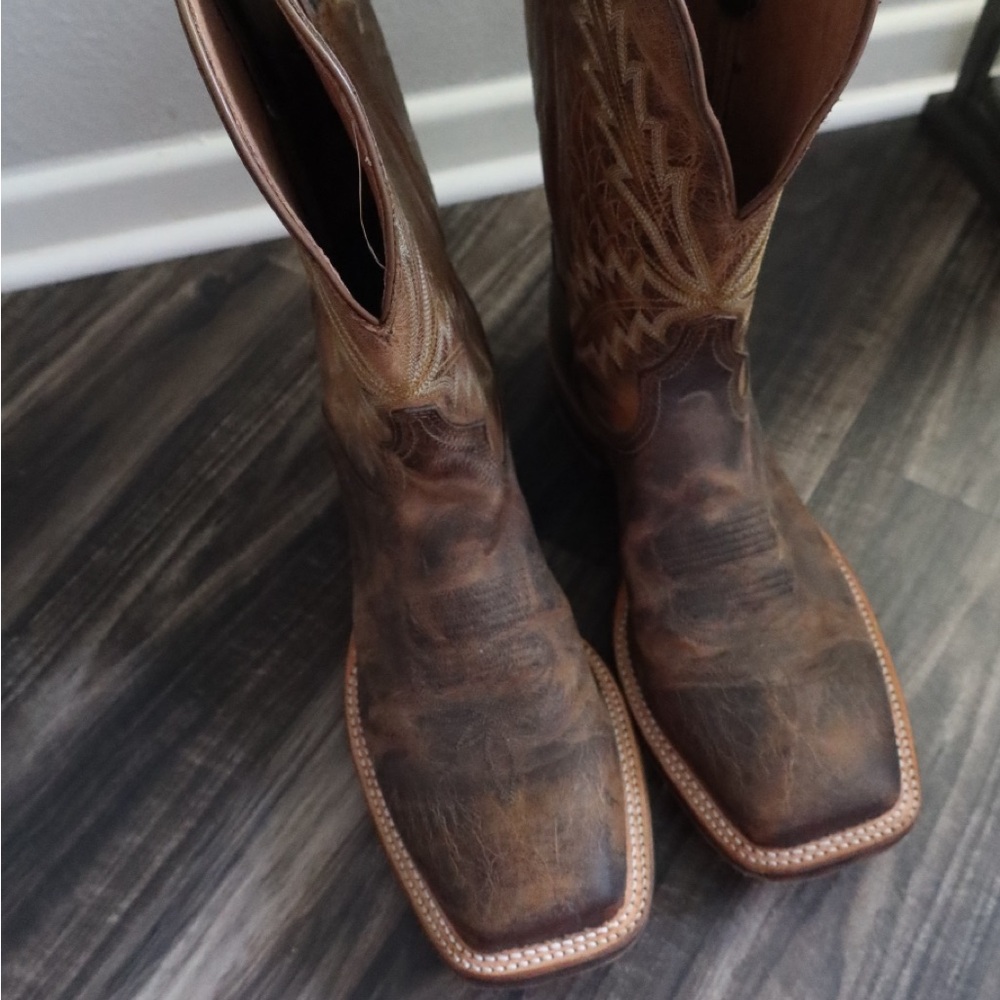 Tony Lama Bowie oak western boots